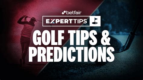 betfair golf preview|Golf Tips & Predictions .